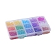 750 pièces 15 couleurs cuisson brins de perles de verre peintes DGLA-YW0001-09-6