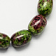 Rubis synthétique en forme de tonneau en perles de roche de zoisite G-S114-19-1