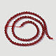 Perle corniola naturali fili G-F596-12A-3mm-2