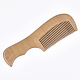 Carved Peach Wooden Combs OHAR-T007-01-2