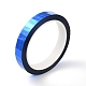 レーザー輝くペットプラスチックスクラップブックの装飾的なマスキングテープ  ドジャーブルー  0.59インチ（15mm）  50 m /ロール AJEW-H122-B06-2