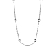 Shegrace 925 collier de chaînes de câble en argent sterling pour les femmes JN713A-1