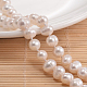 Natural Pearl Nuggets Beads Necklace NJEW-P126-A-05-3