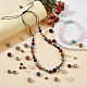 Nbeads 240pcs 24 styles perles de pierres précieuses mélangées naturelles et synthétiques G-NB0004-79-4
