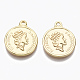 Brass Coin Pendants KK-R132-081-NF-1