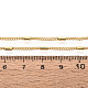 Catene a maglie a colonna in ottone&nbsp;CHC-T018-54G-3