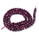 Perles de rubis / corindon rouge naturelles G-H266-24C-3