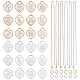 Kits de amuletos de constelaciones pandahall 12 DIY-PH0001-02-1