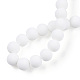 Chapelets de perles en verre opaques GLAA-T032-P8mm-MD02-5