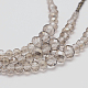 Collane di perle di vetro Lariat NJEW-O059-04K-4