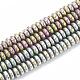 Chapelets de perles en hématite synthétique sans magnétiques G-N0318-01-1