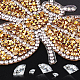 FINGERINSPIRE 12pcs Crystals Bee Patches Iron on Clothes Patches Rhinestone Appliques Patches For Clothes DIY-FG0001-38-4