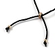 Bracelets coulissants réglables en cordon de polyester BJEW-H540-A11-G-3