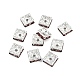 Messing Strass Zwischen perlen&nbsp;RSB074NF-17S-3