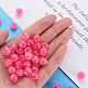 Transparent Crackle Acrylic Beads MACR-S373-66C-N09-3