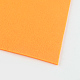 DIYクラフト用品不織布刺繍針フェルト  オレンジ  30x30x0.2~0.3cm  10個/袋 DIY-R061-08