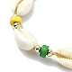 Ensemble de bracelets à breloques en forme d'étoile de mer turquoise synthétique BJEW-TA00354-3
