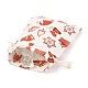 Christmas Theme Cotton Fabric Cloth Bag ABAG-H104-B13-4