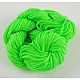 ナイロン糸  作るカスタム織りブレスレットのためのナイロン製のアクセサリーコード  ライム  1.5mm  14m /バッチ NT015-A-1