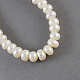 Natural Cultured Freshwater Pearl Beads Strands X-PEAR-S002-8-9mm-3-2
