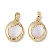 Латунные подвески из ракушек KK-G497-07G