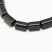 Немагнитные синтетический гематит бисер пряди G-S078-6x4mm