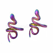 Anillos de puño con diseño de serpiente RJEW-N038-034
