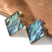 Серьги-гвоздики из нержавеющей стали 304 EJEW-C138-02G