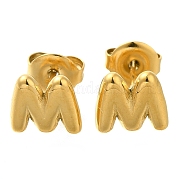 Серьги-гвоздики из нержавеющей стали 304 EJEW-I316-01G-M
