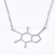 Не тускнеющие подвески из нержавеющей стали 201 NJEW-T009-JN103-1-40