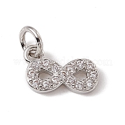Латунные микро проложить кубического циркония подвески ZIRC-F132-75P