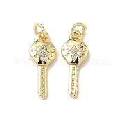 Латунные микро проложить кубического циркония подвески KK-Q068-50G