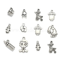 Mix metal Floating Charms 7-15x4-10mm