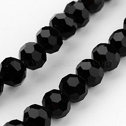 Fili di perline di vetro trasparente&nbsp;LS-GLAA-G013-6mm-71
