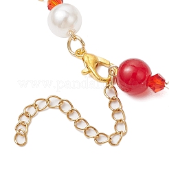 Braccialetti con ciondoli in perline turchesi sintetiche tinte&nbsp;BJEW-JB11852-01