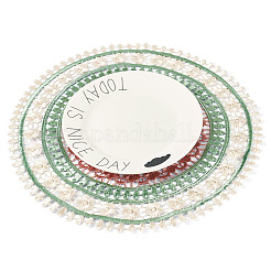Napperon en dentelle de polyester&nbsp;AJEW-TADJ0001-21B