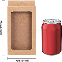 Boîte de papier kraft créative pliable&nbsp;CON-BC0001-25B-01