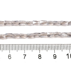 FilI di perline in vetro placcato&nbsp;GLAA-P068-PL02