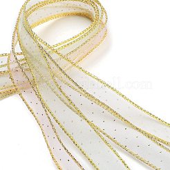 12 Yards 4 Farben Polyester & Polycotton Mesh Bänder Sets&nbsp;SRIB-M012-03