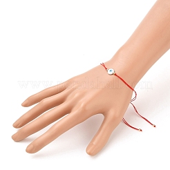 Bracelets réglables de perles tressées avec cordon en nylon&nbsp;BJEW-JB05543-02