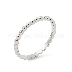 925 bague simple en argent sterling&nbsp;RJEW-P164-01C-P