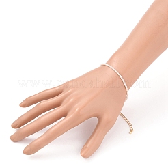 Facettierte Galvanikglasperlenarmbänder&nbsp;BJEW-JB05693-04