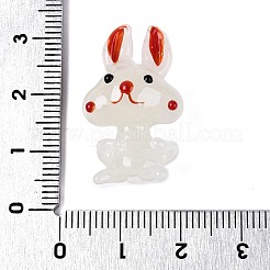 Figurine de lapin en verre fait à la main&nbsp;LAMP-N034-27B