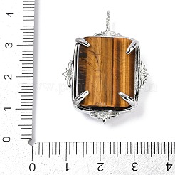 Pendentifs en œil de tigre naturel&nbsp;G-I381-01P-07