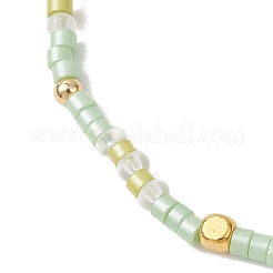 Ensemble de 2 bracelet extensible en perles de verre pour femme&nbsp;BJEW-MZ00296-03