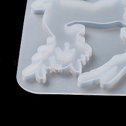 Moules en silicone pour pendentif de renne de noël&nbsp;DIY-P075-C02