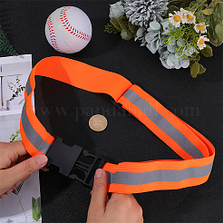 1 ceinture extensible réfléchissante en polyester&nbsp;AJEW-CN0005-26B