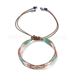 Bracciali in perline di vetro fatte a mano in stile bohémien per uomo e donna&nbsp;KS7807