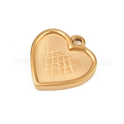 Pendentifs cabochons en acier inoxydable 304&nbsp;STAS-L313-02G