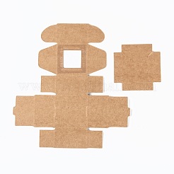Confezione regalo di carta kraft creativa pieghevole rettangolare&nbsp;CON-B002-04B-02